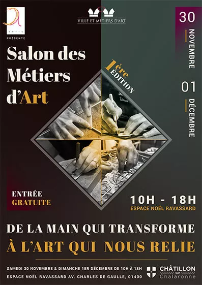 Prochain rendez-vous : le salon des métiers d'art de Châtillon-sur-Chalaronne